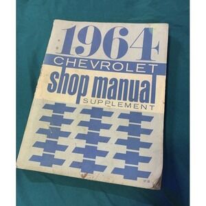 1964 Chevy Manual Supplement Book